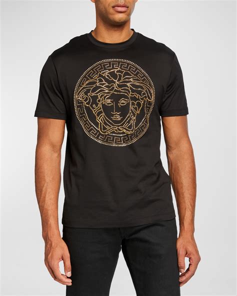 versace collection tee shirt half matusa|Versace Collection Men's Fitted Half Medusa T.